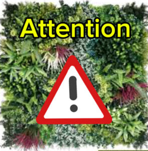 Mur végétaux artificiel attention arnaque